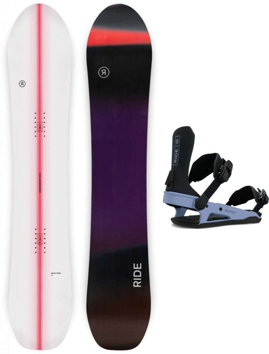 Ride Ladies Magic Stick Snowboard Package 2024 With Ride Ladies CL-6 Bindings