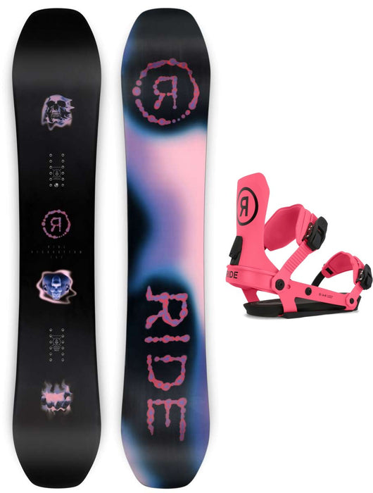 Ride Algorhythm Snowboard Package 2024 With Ride A-9 Bindings