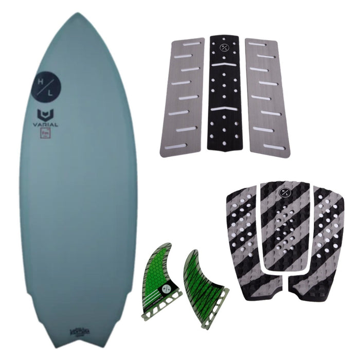 Hyperlite Accelerator Wakesurf 2023, Fin, and Pad Package