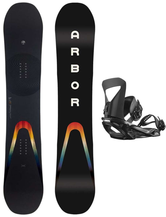 2023 Arbor Formula Camber Snowboard with Salomon Pact Binding