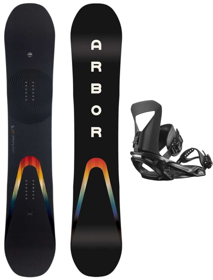 2023 Arbor Formula Camber Snowboard with Salomon Pact Binding — Ski Pro AZ