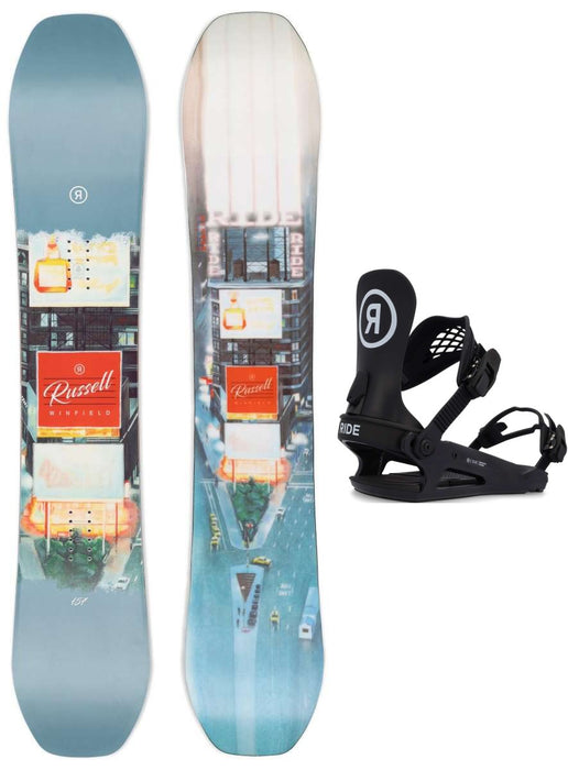 Ride Russell X Algoryhythm LTD Snowboard Package 2024 With Ride C-2 Bindings