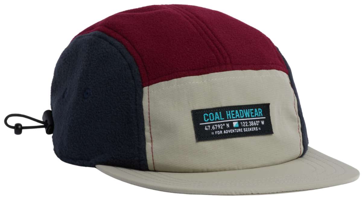 Coal Bridger Low Profile Cap 2024 - Beige hat with a black logo on the front and a brown strap at the back.
