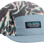 Coal Bridger Low Profile Cap 2024 - A gray cap with a black and white abstract pattern on the front panel, featuring a small embroidered logo in the center.