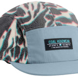 Coal Bridger Low Profile Cap 2024 - A gray cap with a black and white abstract pattern on the front panel, featuring a small embroidered logo in the center.