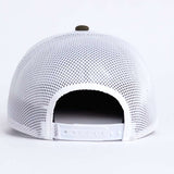 Coal Hauler One Low Cap 2023 - A white baseball cap with a mesh back and brown embroidered logo on the front.