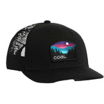 Coal Hauler One Low Cap 2023 - A black baseball cap with a mesh back and a small embroidered logo on the front.