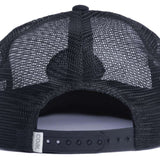 Coal Ripley Vintage Mesh Cap 2023 - A black cap with a mesh back and a small embroidered logo on the front.