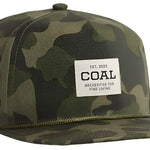 Coal Uniform Cap 2023 - A camouflage-patterned baseball cap with a small embroidered logo on the front.
