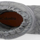 Columbia Ladies Minx Slip IV Boot 2022-2023 - A gray boot with a quilted pattern on the upper portion and a fuzzy interior.