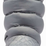 Columbia Ladies Minx Slip IV Boot 2022-2023 - A gray boot with a quilted pattern on the back and a black logo on the side.