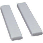 Crab Grab Grab Rails 2024 - Pair of black plastic snowboard bindings with textured grip strips on top and bottom rails.