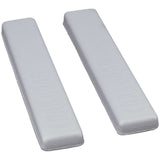 Crab Grab Grab Rails 2024 - Pair of black plastic snowboard bindings with textured grip strips on top and bottom rails.