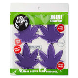 Crab Grab Mini Seaweed Stomp Pad 2024 - Purple crab-shaped pads with a textured surface, arranged in a grid pattern on a white background.