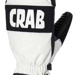 Crab Grab Punch Mittens 2024 - A pair of black mittens with white accents and a distinctive "CRAB GRAB" logo on the back.