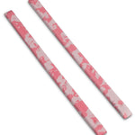 Crab Grab Skate Rails 2024 - Pink rails with a textured pattern of abstract shapes and lines, featuring a pink color scheme.