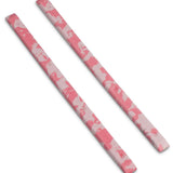 Crab Grab Skate Rails 2024 - Pink rails with a textured pattern of abstract shapes and lines, featuring a pink color scheme.