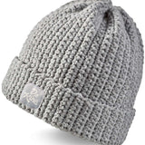 Dakine Addison Beanie 2024 - A light gray beanie with a small embroidered logo on the front.