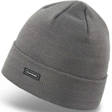 Dakine Andy Merino Beanie 2024 - A gray beanie with a black label featuring white lettering that reads "DAKINE".