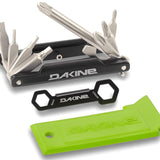 Dakine BC Tool 2022-2023 - A compact, multi-tool with a black handle and silver metal tools.