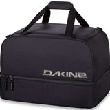 Dakine Boot Locker 69L Bag 2024 - A large, rectangular bag with a zippered top and two handles on top. It has a black color scheme with white lettering.