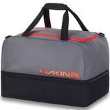 Dakine Boot Locker 69L Bag 2024 - A large, rectangular bag with a gray and black color scheme, featuring a zippered top and two sturdy handles.