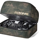 Dakine Boot Locker 69L Bag - A large, rectangular bag with a camouflage pattern and black zippers.