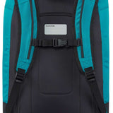 Dakine Boot Pack 50L 2024 - A large, rectangular backpack with a black base and teal accents on the straps and top.