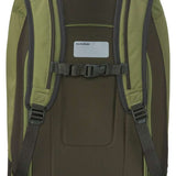 Dakine Boot Pack 50L 2024 - A green backpack with a rectangular shape and two straps at the top, featuring a zippered pocket on the front.