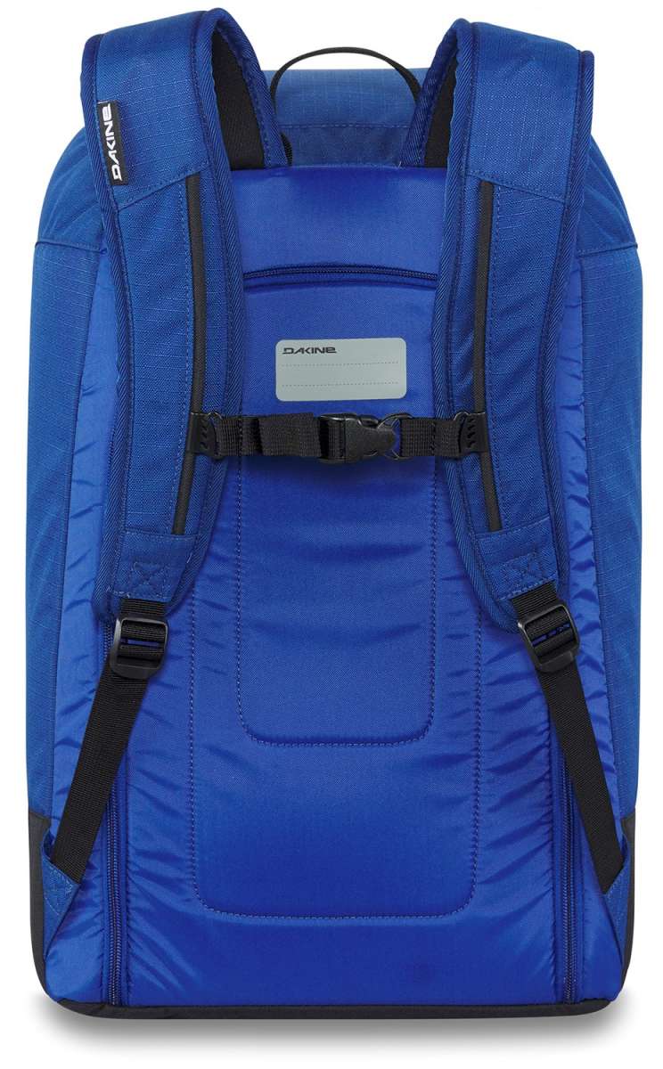 Dakine Boot Pack 50L 2024 - A royal blue backpack with a rectangular shape and two straps at the top.