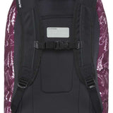 Dakine Boot Pack 50L 2024 - A large, dark-colored backpack with a white logo and straps on a solid gray background.