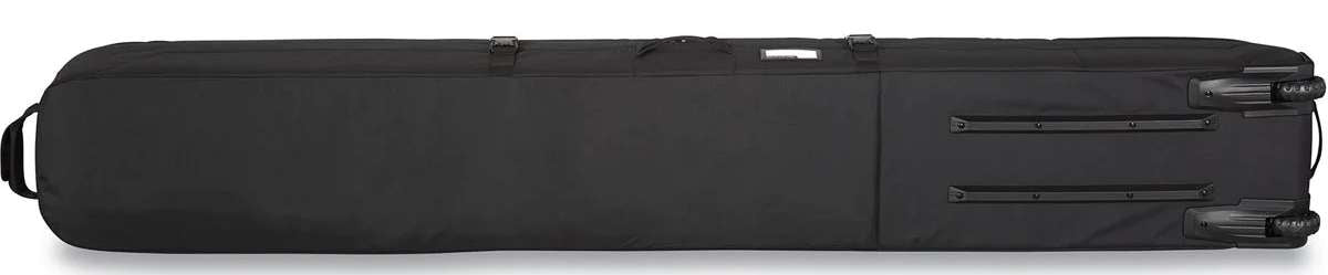 Dakine Boundary Ski Roller Bag 2024 - Black roller bag with two zippered compartments and a handle on top.