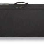 Dakine Boundary Ski Roller Bag 2024 - Black roller bag with white lettering and a zippered pocket on the side.