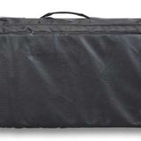 Dakine Boundary Ski Roller Bag 2024 - Black roller bag with white lettering and a zippered top.