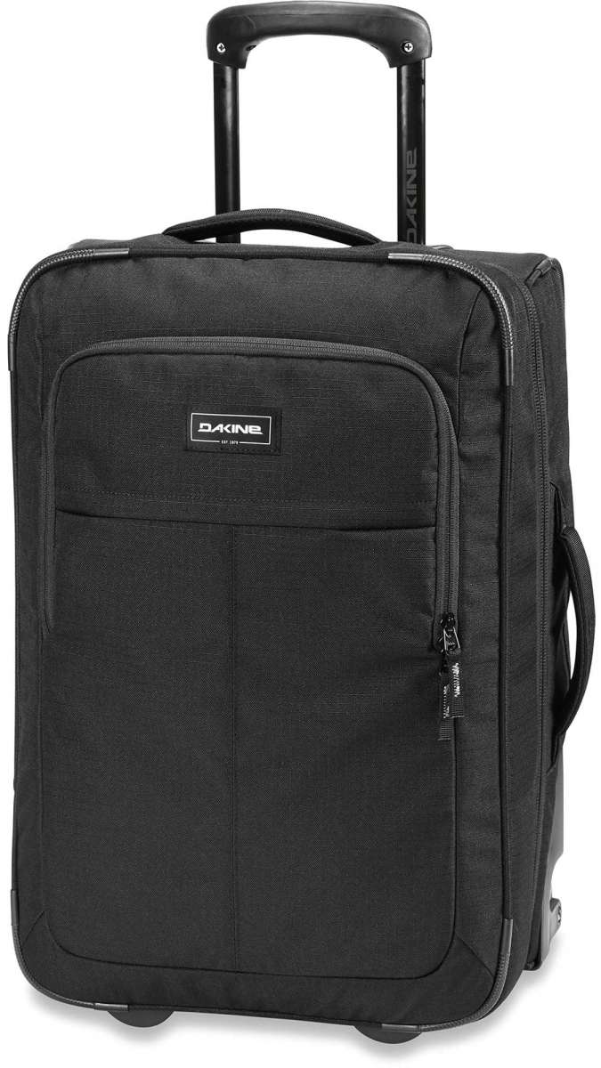 Dakine Carry-On Roller 42L 2022-2023 - Black roller suitcase with a handle and wheels.
