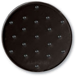 Dakine Circle Mat Stomp Pad 2024 - Black circular mat with a textured surface and small, evenly spaced bumps around its perimeter.