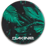 Dakine Circle Mat Stomp Pad - A round, green mat with a leaf pattern and silver rivets.