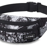 Dakine Classic Hip Pack 2023 - A black hip pack with a zippered pocket and adjustable strap, featuring a subtle white logo on the front.