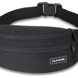 Dakine Classic Hip Pack 2023 - Black hip pack with zippered front pocket and adjustable strap.