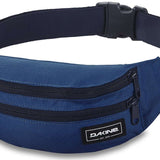 Dakine Classic Hip Pack 2023 - A blue hip pack with two zippered pockets and a black zipper pull on the top pocket.