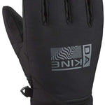 Dakine Crossfire Glove 2022-2023 - A black glove with a textured palm and ribbed cuff.