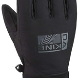 Dakine Crossfire Glove 2022-2023 - A black glove with a textured palm and ribbed cuff.
