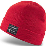Dakine Cutter Beanie Youth 2024 - A red beanie with a black label featuring "DAKINE" in white letters.