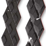Dakine DK Gromps Stomp Pads - Black stomp pads with a diamond pattern on top and a grippy bottom.