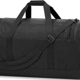 Dakine EQ Duffle 70L Bag 2024 - A large black duffel bag with two zippered pockets on the front and a handle at the top.