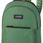 Dakine Ladies Essentials Pack 7L 2022-2023 - A green backpack with a zippered front pocket and two adjustable shoulder straps.