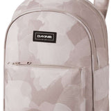 Dakine Ladies Essentials Pack 7L 2022-2023 - A light gray backpack with a zippered front pocket and two straps.