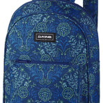 Dakine Ladies Essentials Pack 7L 2022-2023 - A blue backpack with a floral pattern and white accents, featuring two straps at the top.