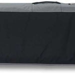 Dakine Fall Line Ski Roller Bag 2024 - Black roller bag with two wheels and a retractable handle.