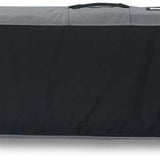 Dakine Fall Line Ski Roller Bag 2024 - Black roller bag with two wheels and a retractable handle.